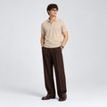 The Florence Polo – Oat Beige