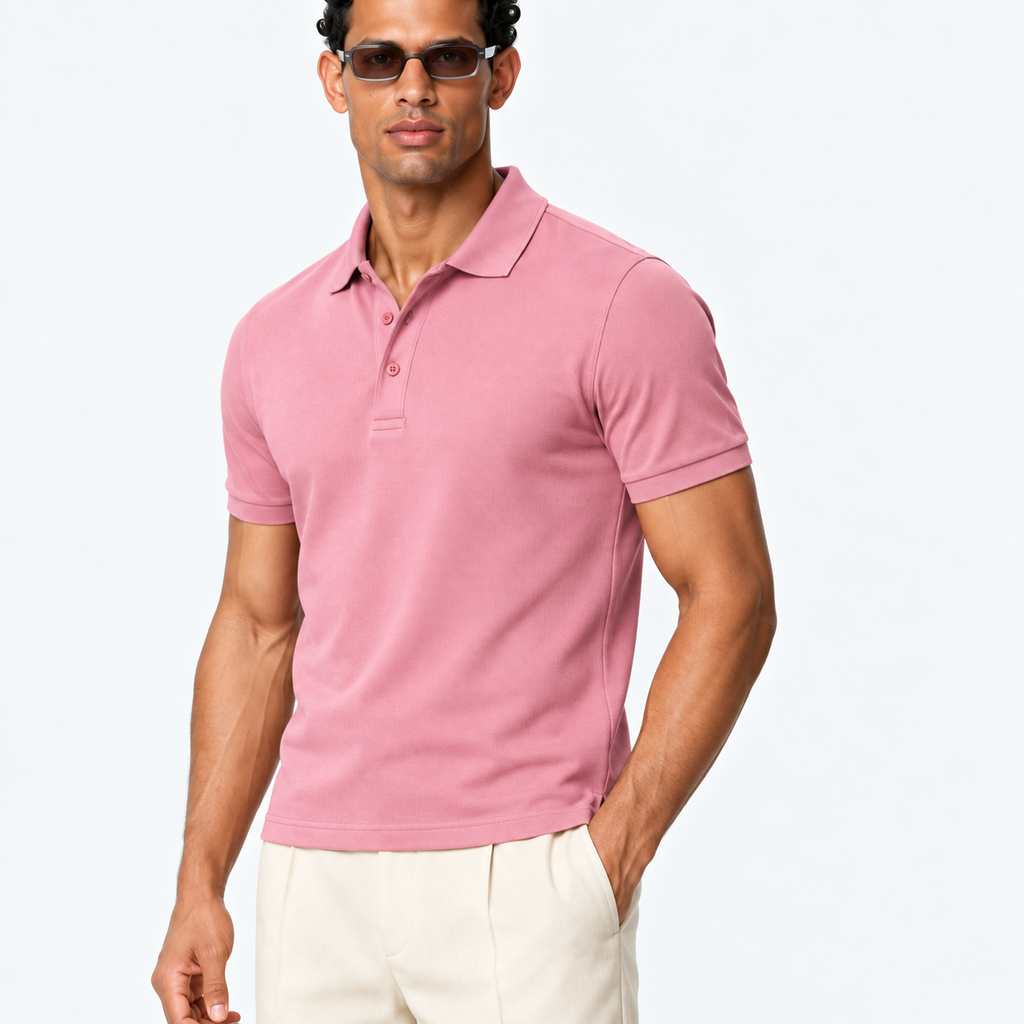 The Cannes Polo – Riviera Pink