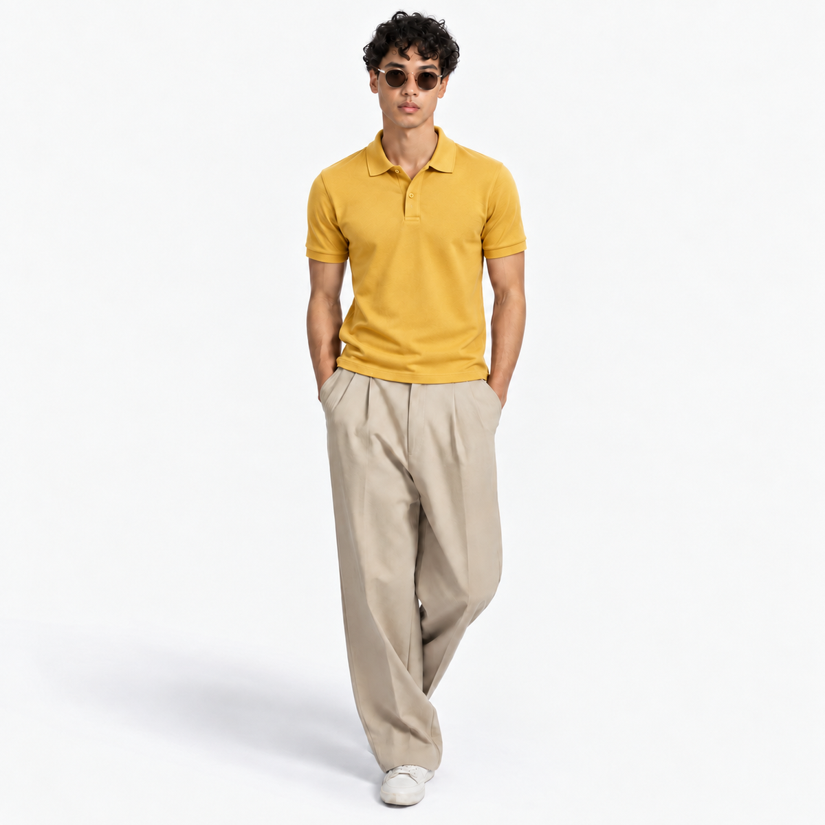 The Amalfi Polo – Golden Mustard