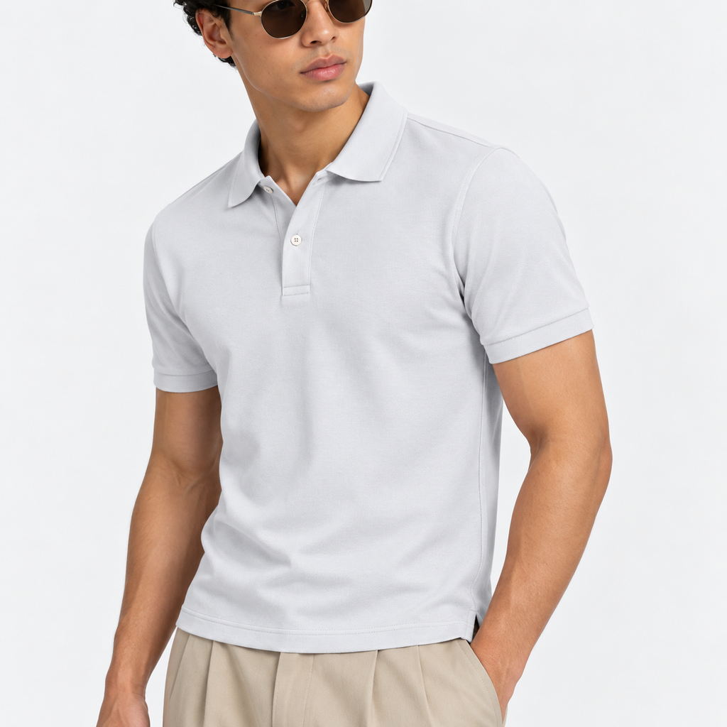 The Capri Polo – Pure White