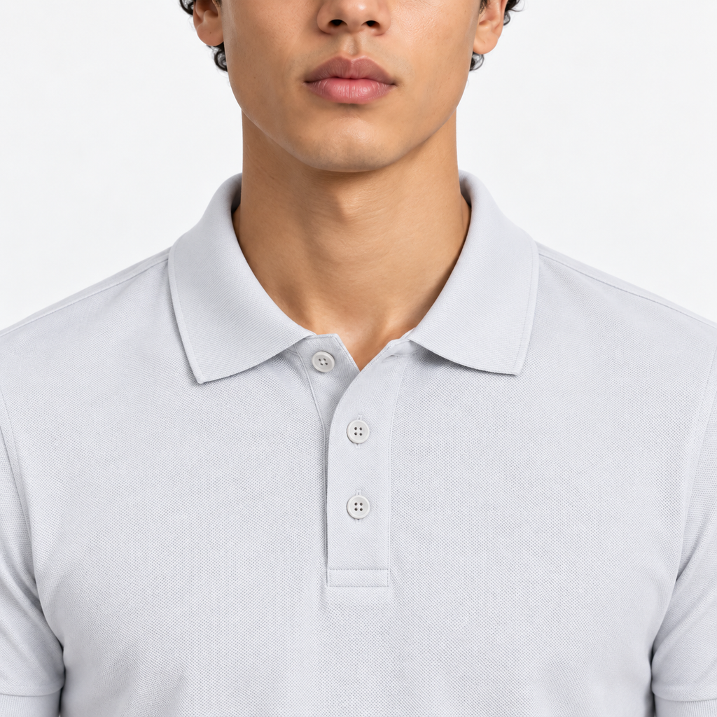 The Capri Polo – Pure White