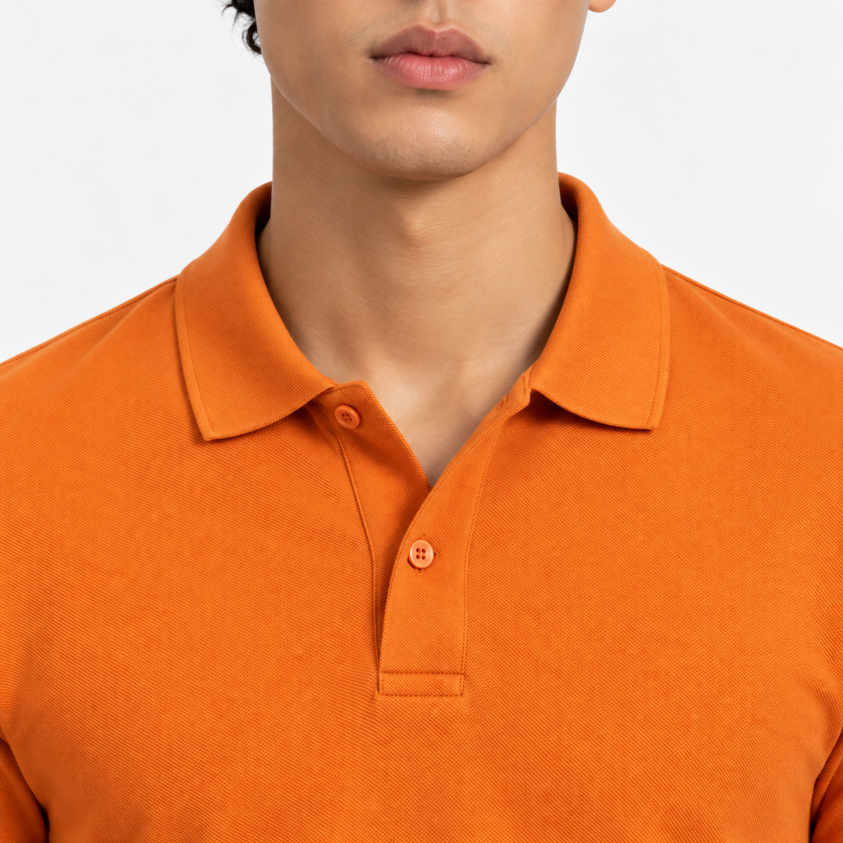 The Sorrento Polo – Burnt Orange