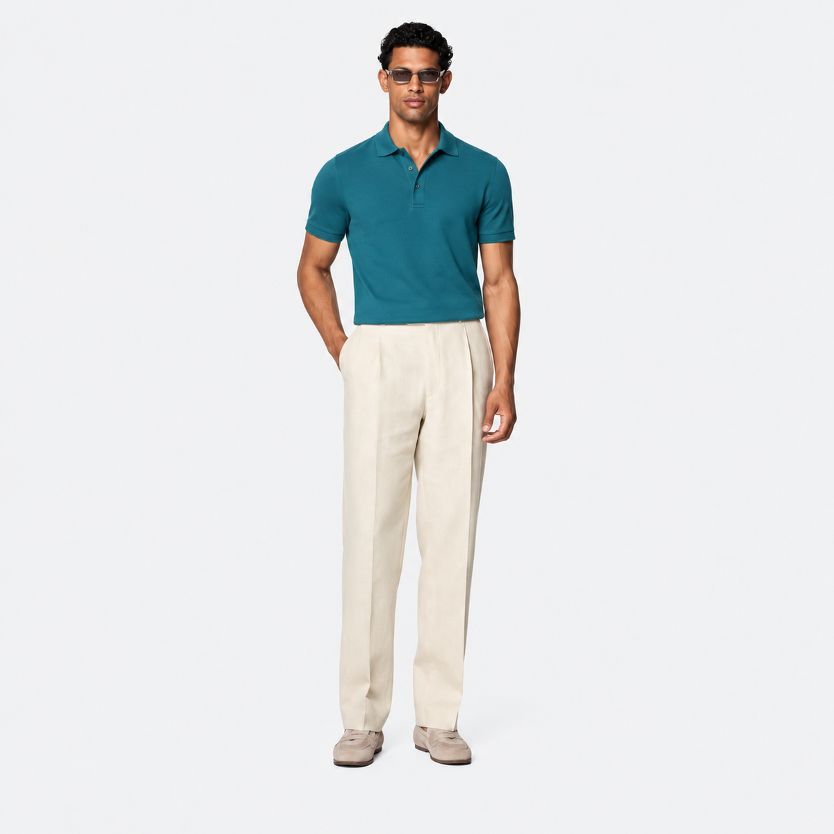 The Portofino Polo – Deep Teal
